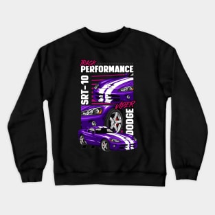 Iconic Viper SRT 10 Car Crewneck Sweatshirt